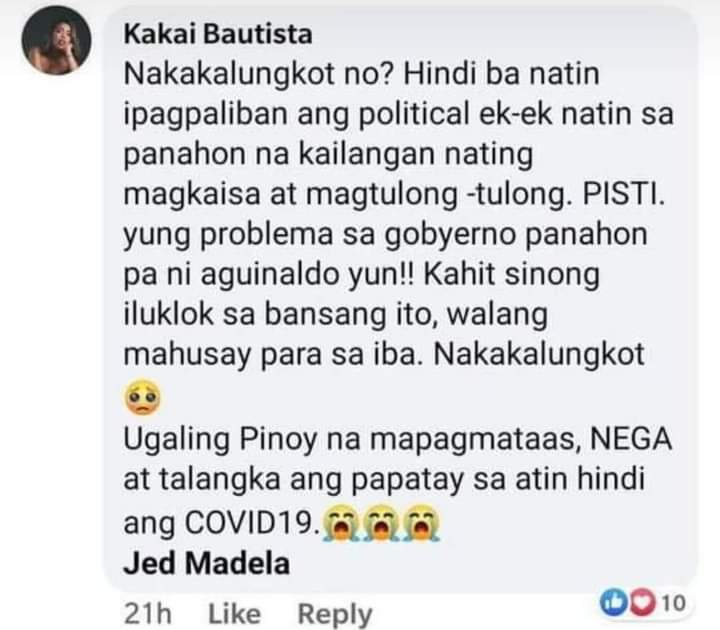 bengmhmd's tweet photo. @enchongdee777 Hindi lahat ng artista ganito mag isip lalo na tong enchong bayot na to!!! Umalis ka sa pilipinas! https://t.co/oIkobtVAzZ