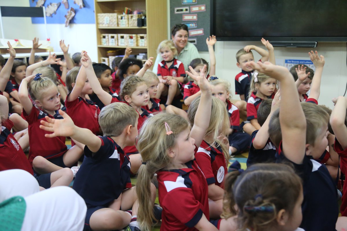 calrossy's tweet photo. Our @calrossy #preppies had a special treat today when #Principal Mr Smith dropped in the read an #EasterStory complete with rabbit ears. The kids absolutely loved it. https://t.co/kuZJsM99vo