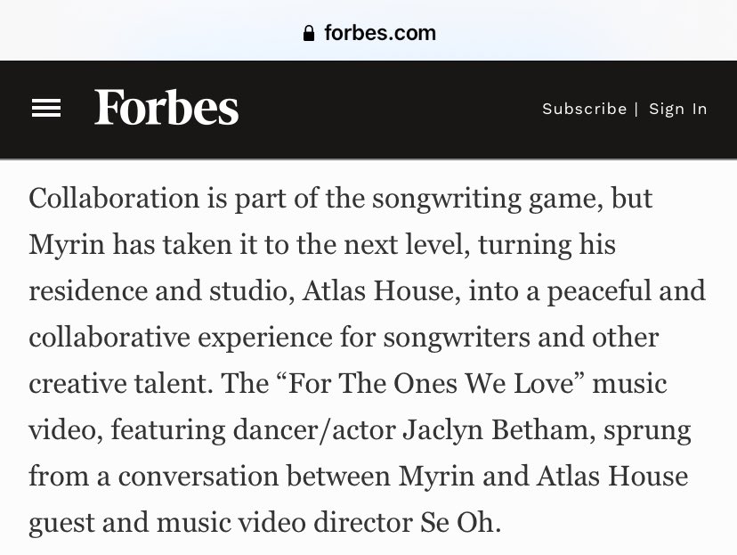 Thank you for making me part of your creation <a href="/jonasmyrin/">Jonas Myrin</a> - love this article in <a href="/Forbes/">Forbes</a> 🤍 forbes.com/sites/nancyber…