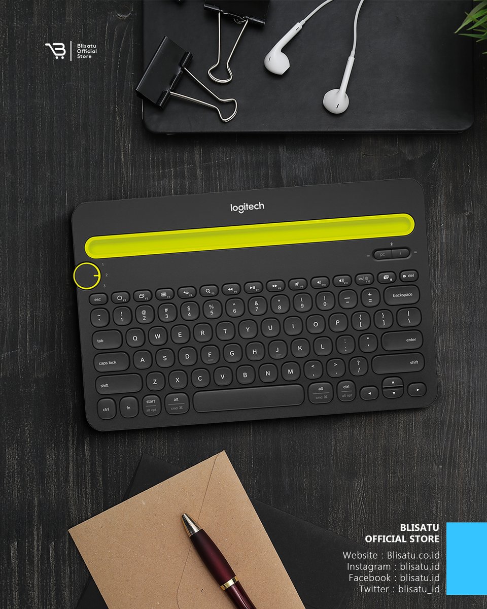 blisatu_id's tweet photo. Logitech K480 Multi-Device Keyboard"
⁣
Keyboard ini dapat kamu koneksikan dengan beragam perangkat yang kamu miliki. ⁣Memiliki berat 820g, lebar 299mm, tinggi 20mm sangat mudah dan ringan untuk dibawa-bawa. ⁣
⁣
#logitech #logitechindonesia #logitechkeyboard https://t.co/QCHzzFPlAa