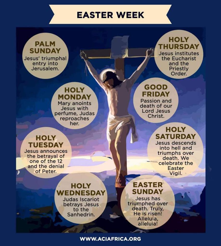 SalewaAkinsete's tweet photo. Easter Week and Holy Week marks the end of the season of Lent. This period in the Catholic Church is symbolic to Christianity.

#HolyWeek 
#HolyWeek2021 
#EasterWeek 
#Easter2021 

❤💙❤💙❤💙❤💙❤💙❤💙❤💙 https://t.co/eIUsG38IIt