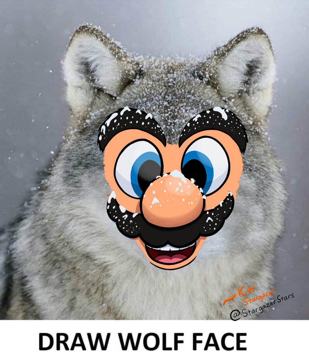 StargazerStars's tweet photo. Dis what you get for telling me what to do! #DrawWolfFace #Draw_Wolf_Face https://t.co/GvUPP2zwfH