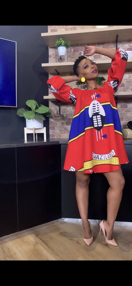 PabiMoloi's tweet photo. This week I’m dressed by @Ledikana on @MorningShowSA. Gorgeous modern traditional attire from all Afrikan cultures. A dream 😍 https://t.co/WEAPBThBqO