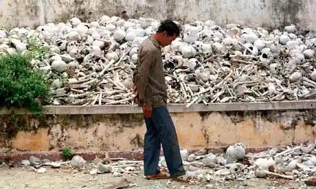 Cambodia implemented gun control in 1956. Between 1975 and 1977, one million innocent and defenseless people were murdered.
