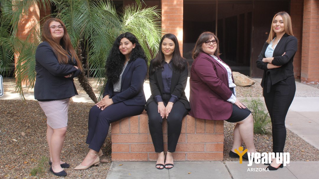 YearUpAZ's tweet photo. As Women's History Month is coming to a close we want to take some time to acknowledge all the #Women in Year Up who are making moves to break glass ceilings

Who's a woman in your life who you want to celebrate and honor every day??

#WomensMonth https://t.co/9z0odEEWVg