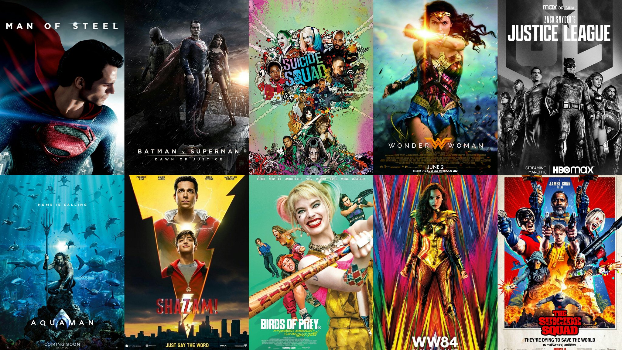 DCEU All Movies In Hindi Dubbed