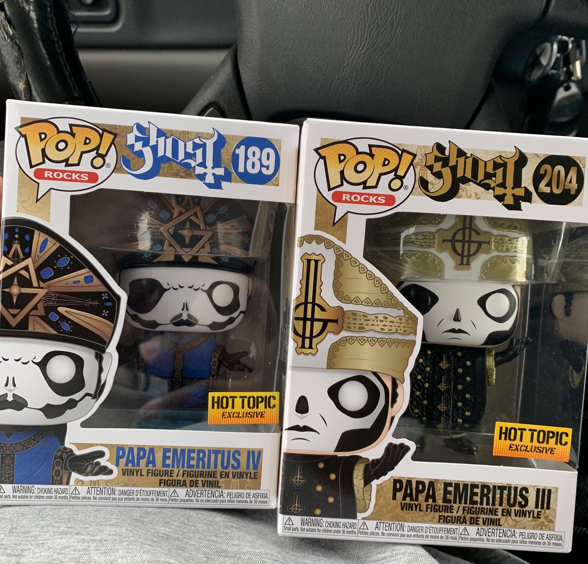 throwdown713's tweet photo. Who’s your Papa? #ghost #hottopic #papaemeritus #silverbacknerd #pop https://t.co/Bzz3s133Mm
