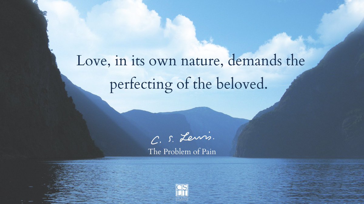 CSLIAtlanta's tweet photo. God's love isn't conditional upon your perfection, but His love in your life will continually refine you.

#CSLI #CSLIAtlanta #CSLewis #CSLewisquotes #CSLewisbooks #theproblemofpain https://t.co/XHpbbsdcUe