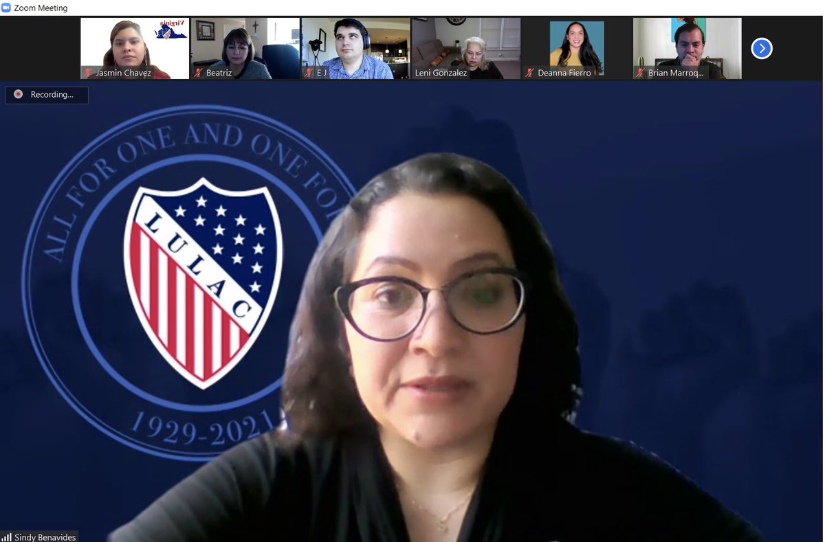 virginialulac's tweet photo. Thank you Sindy for joining us this evening during our Swearing in Ceremony. Today our state board and local council officers were officially inducted. We are excited to continue making a difference in Virginia. Stay tuned for more events. #VALULAC #LATINXLEADERS #LULAC https://t.co/d1iypbaW0d