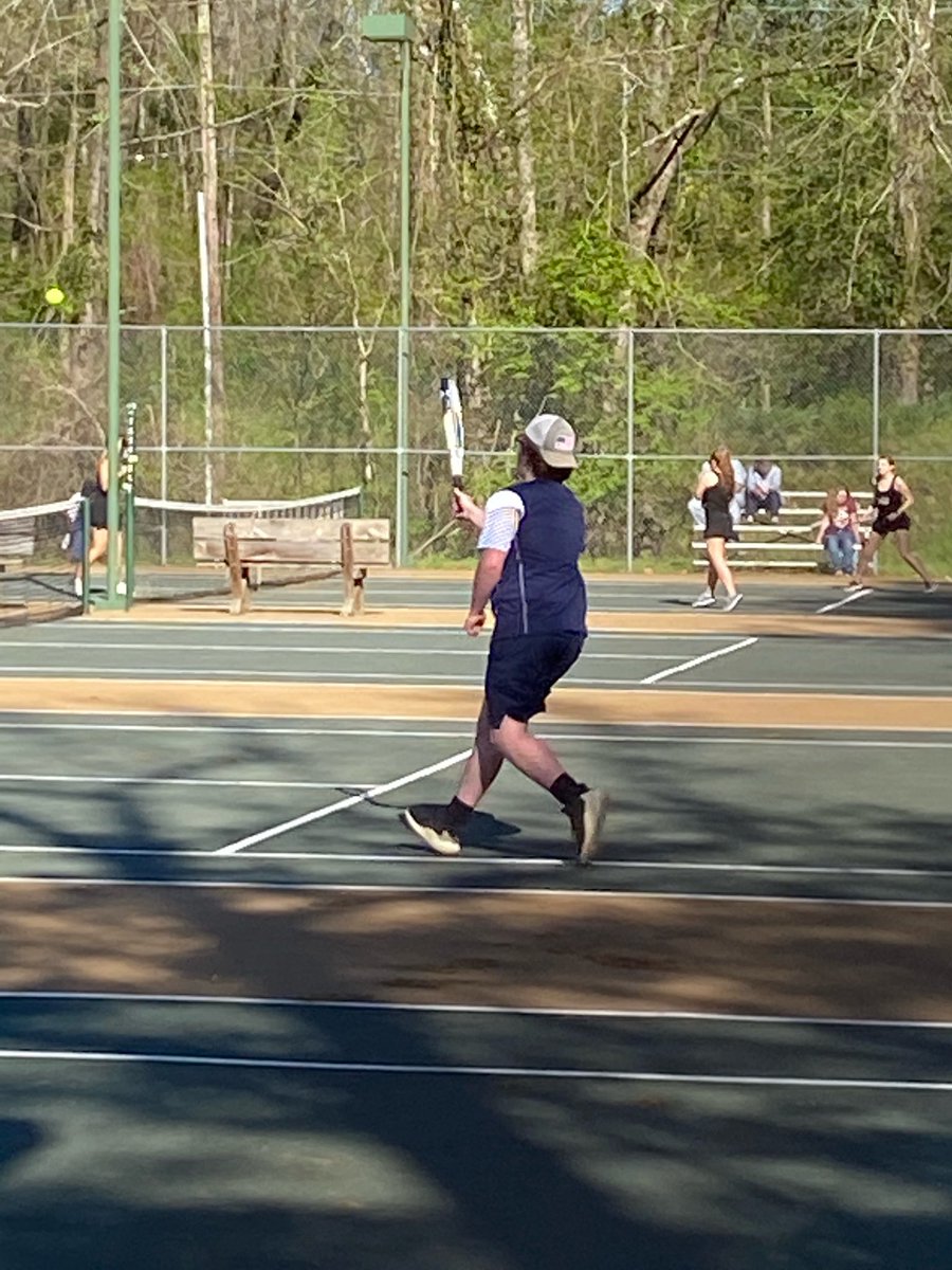 YazooCountySD's tweet photo. Action shots form today’s tennis match vs McLaurin. https://t.co/Cx7eoq8FCP