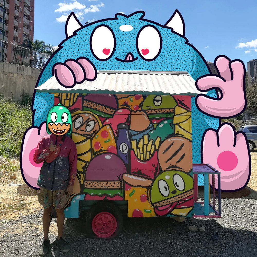 HTrazos's tweet photo. Llenando de amor y colores el este de Caracas https://t.co/Kf8mbHxBUw