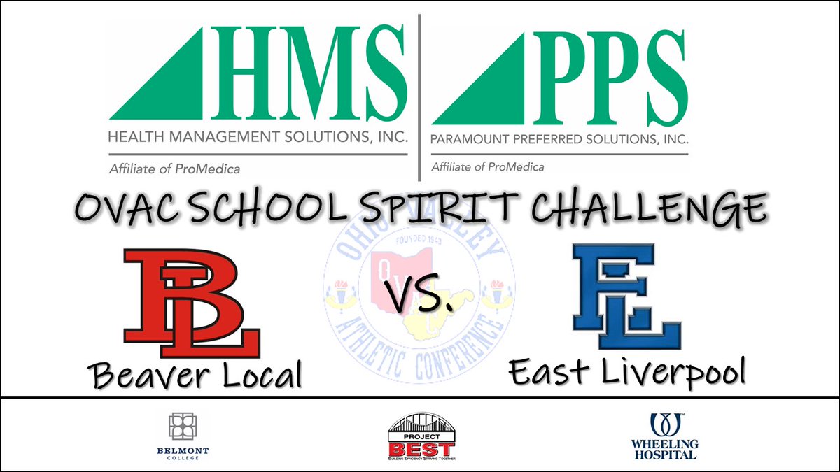 OVAC_Sports's tweet photo. Round 1 
    Beaver Local vs East Liverpool
Click here to cast your vote
https://t.co/et6VWjgxEp

Share and Tag your friends and school 

The School with the most votes will move on to Round 2
@Beaver_Local 
@PotterAthletics https://t.co/1rXepbcunm