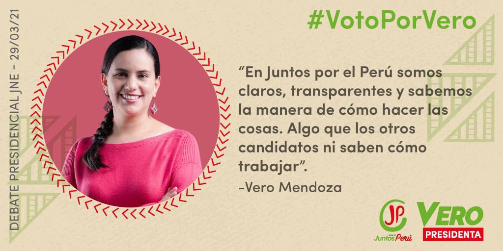 NuevoPeruLima's tweet photo. Por una verdadera reforma policial, restructuración de la Escuela de la Policía Nacional y el fortalecimiento del sistema nacional de lucha contra el crimen organizado #VotoPorVero
Lo que otros no se atreverán a hacer, lo hará Vero y su #EquipoDeValientes 💪 https://t.co/9NMdyFSyy5