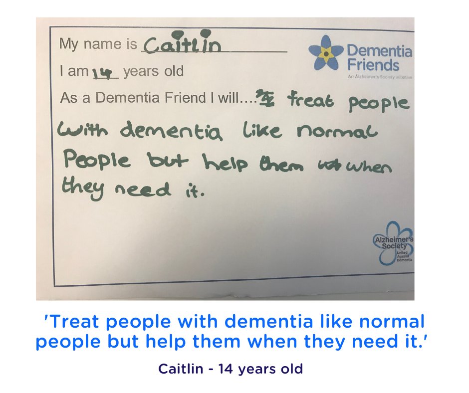 Please re-Tweet this brilliant, powerful and empowering reminder to "Treat people with #dementia like normal people, but help them when they need it”

(image: <a href="/DementiaFriends/">Dementia Friends</a>) #Alzheimers #EndAlz
