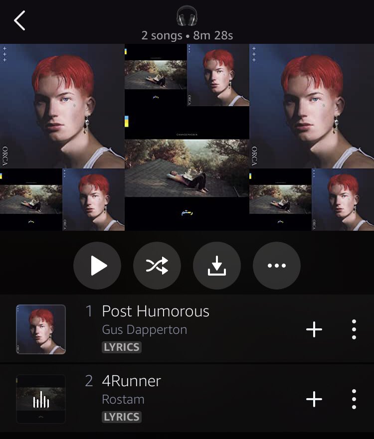 ssalach21's tweet photo. There’s not much that makes me happier than good music. On repeat today - these two gems... thanks @gusdapperton and @matsoR 😌 https://t.co/hJ7LJCPCEE