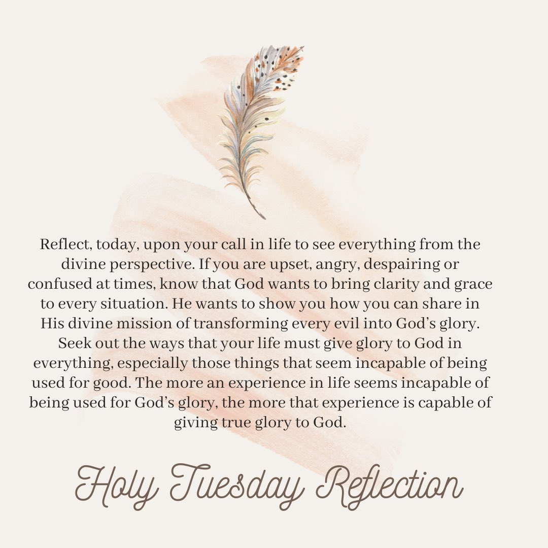 Giving glory to Him. #HolyTueaday2021