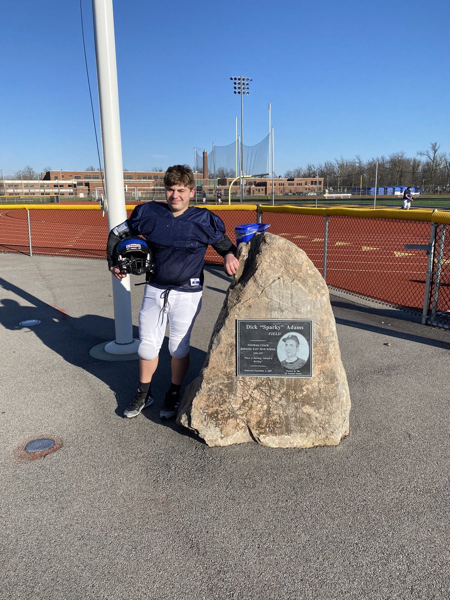 KenEastFtbl's tweet photo. D.O.G.S.  D=discipline. This week we are excited to honor three young men who exemplify discipline in our program. Modified’s Amari Wilbon, JV’s Jacob Kozerski, and Varsity’s Brent Trudeau. Give those dogs some bones! https://t.co/R5wPZjgTAD