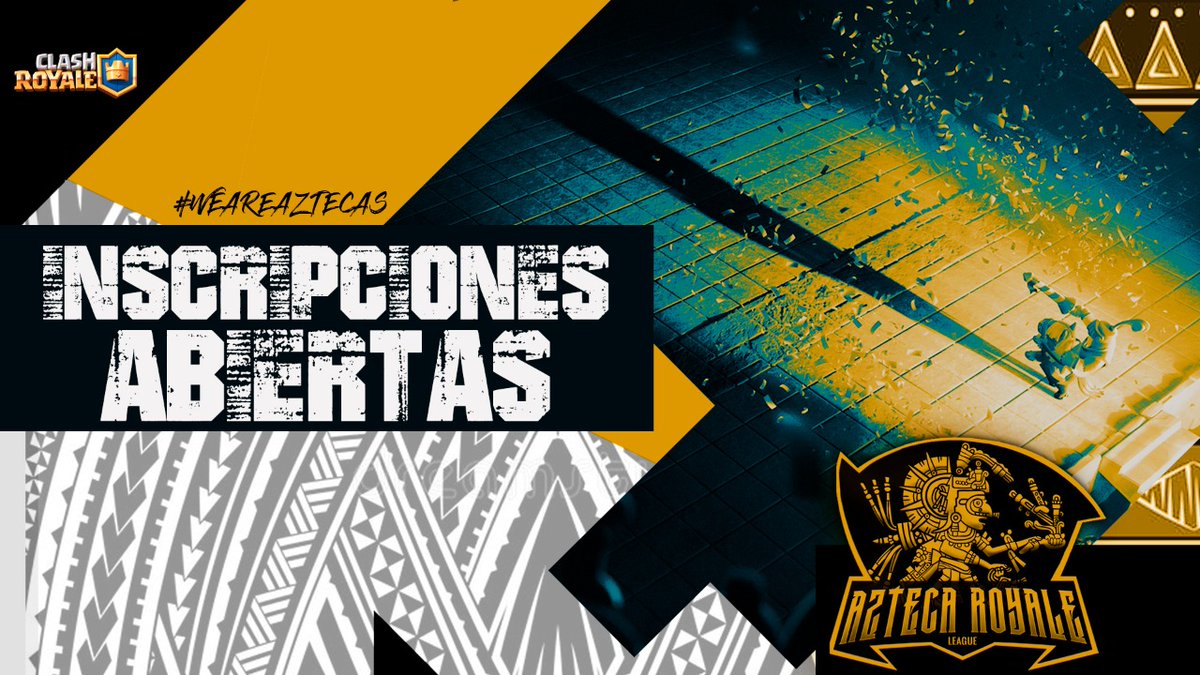 #CR 

Abrimos inscripciones a una nueva edición gratuita 🤯 

Seguir: 
⭐ <a href="/AztecaRoyale/">Azteca Royale League</a> 
⭐ <a href="/Soul_King15/">Soul King</a>
⭐ <a href="/JoseOctavioUwU/">Jose Octavio #Kash</a>
⭐ @LAExiliadosOP 

Etiquetar a 3 equipos 

Dar 🔄 y ❤️ 

🔥 Premio: Ingreso gratis a la edición relámpago (paga)
