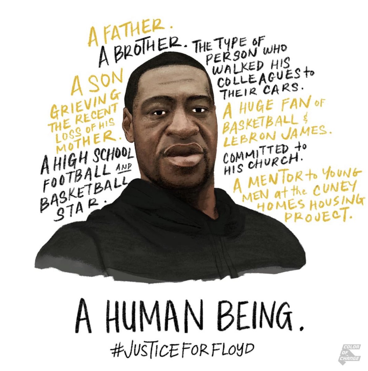 soniawsoltero's tweet image. A father, a brother, a son. #JusticeForGeorge