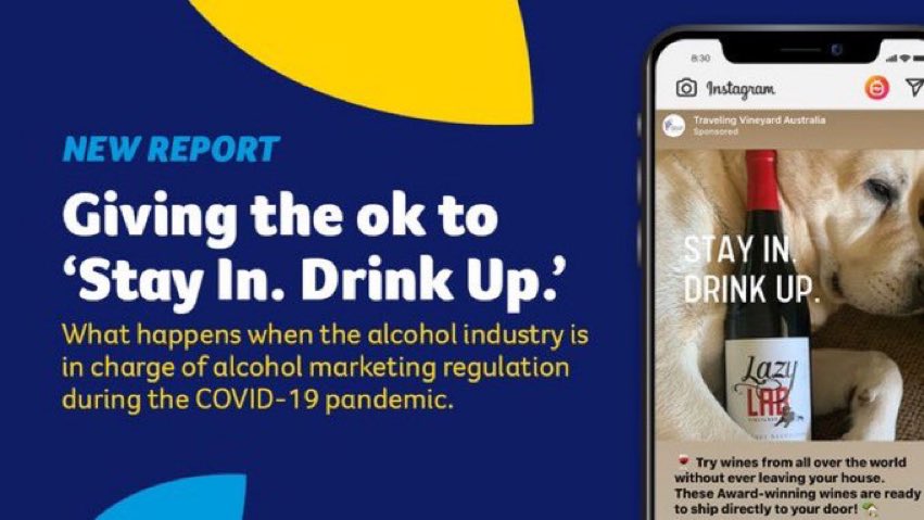 SarsJackson's tweet image. Our new report found #alcohol industry rules gave the ok to ads that told people to drink up and use alcohol to survive during the COVID-19 pandemic cancerwa.asn.au/articles/news-…