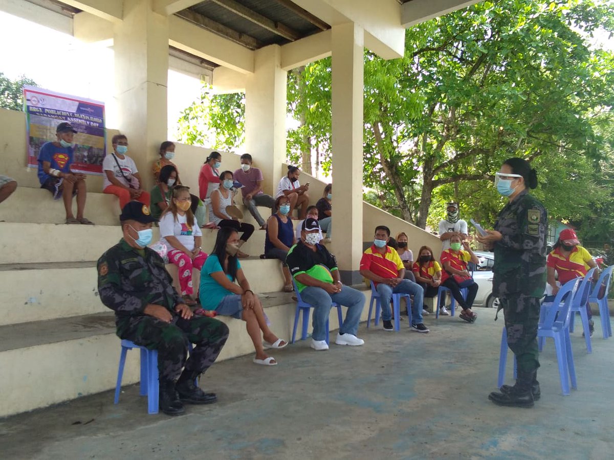 Duenas_MPS's tweet photo. Barangay Assembly
On March 28, 2021 personnel of this unit led by PEMS Ricky Dador, MESPO under the supervision of PMAJ JOSE REY S PABLAN, COP attended the barangay assembly at Poblacion C, Dueñas, Iloilo. https://t.co/5rTzdprhIP