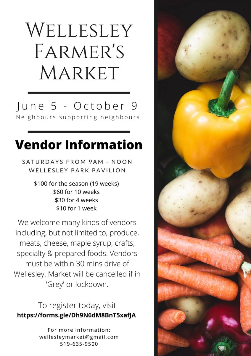 Calling all Market vendors📣 We welcome a variety of vendors with many ways to participate through out the season! #farmersmarket #blbf #farmfresh #local #Wellesley
