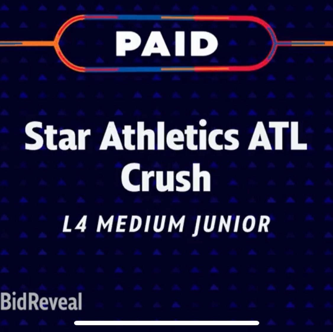 TeamSTAR_ATL's tweet photo. Congrats, CRUSH! #theSTARway #itsSTARtime https://t.co/F7Vjnjk2e4