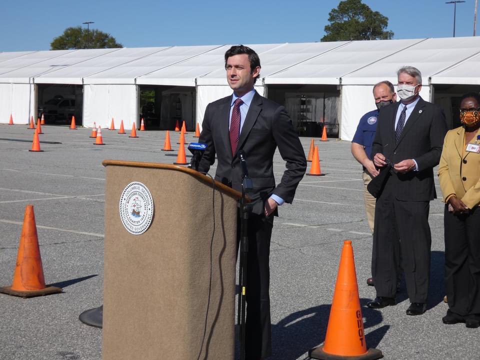 Senator Jon Ossoff and Mayor Skip Henderson shared with Columbus, Ga the importance of the COVID 19 vaccine. 

Vaccination Appointments can be made by visiting https://t.co/8NUlMwcurh

Visit the DPH website at https://t.co/fv0nBeQtKi and learn more about precautions you can take https://t.co/2oPvh0nh45