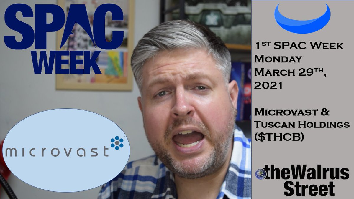 theWalrusStreet's tweet photo. SPAC Week Day 1:

#SPACWEEK My Favorite Post-DA, Pre-Merger SPAC, #Microvast EV Batteries &amp; #TuscanHoldings ($THCB)

#stocks #investing #finance #myholdings #research #youtube #youtuber #portfolio #ranking

https://t.co/9uGEDjMfWa https://t.co/NcSIS5cA2H