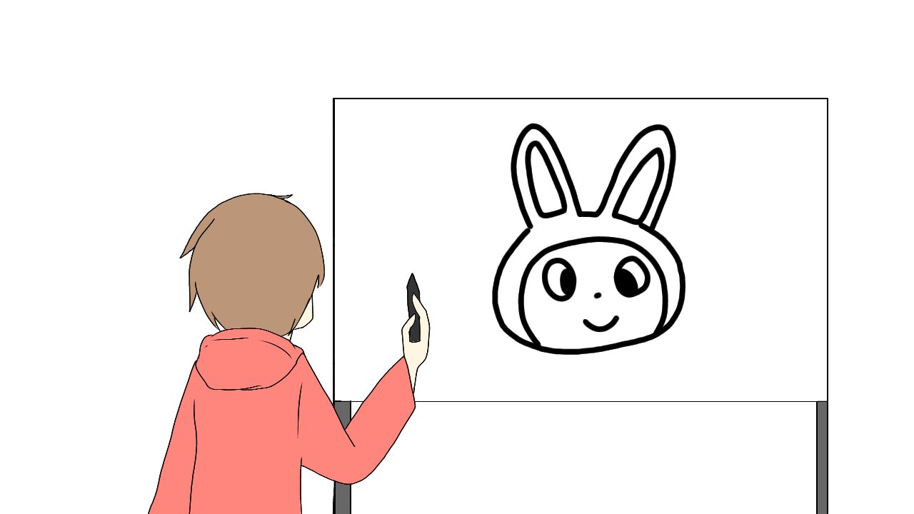 ゆらんめとりー 余談 なんだけど 絵描き歌の動画で ほんとはただのウサギ １枚目みたいな絵 だったんだけどウサギ と言われたらどうしてもぜんいちきゅんを描いてしまう呪いにかけられているようで歌と全然合ってないのよ え T Co