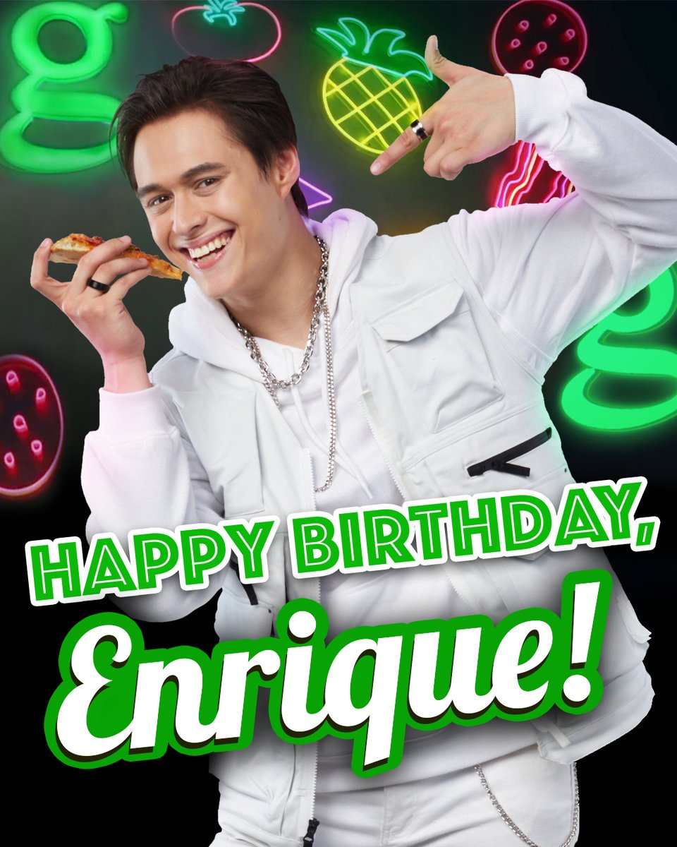 greenwichpizza's tweet photo. Happy birthday, @itsenriquegil !🥳 🎂At dahil jan, i-overload pa ang celebration with our Overloaded Trio flash sale today.🙌🏻 Nagpa-pizza talaga siya, o!🍕🍕🍕 https://t.co/H0MaTZz6Ae