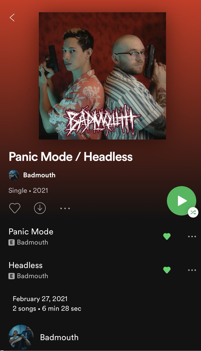 badmouthtx's tweet photo. If you didn’t recognize, last month we dropped 2 new songs on all streaming platforms https://t.co/wjW4BF5TIK
