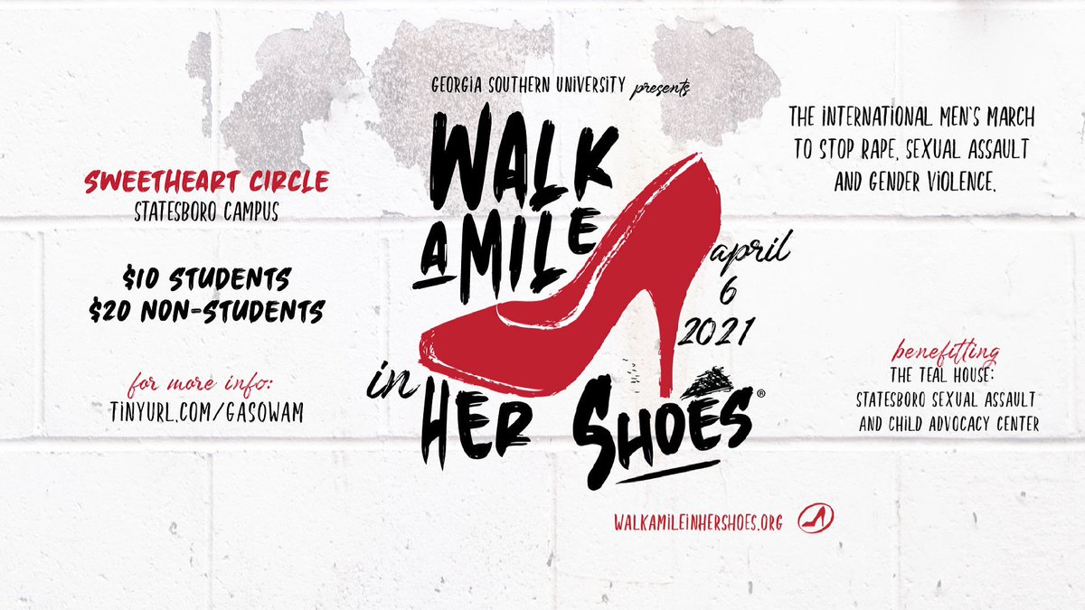 sasegsu's tweet photo. Walk A Mile in Her Shoes is April 6th! 

For more information go to 

https://t.co/6cKeNQm2Jt

The link can be found in our linktree in the bio! https://t.co/CTNQM7SDDy