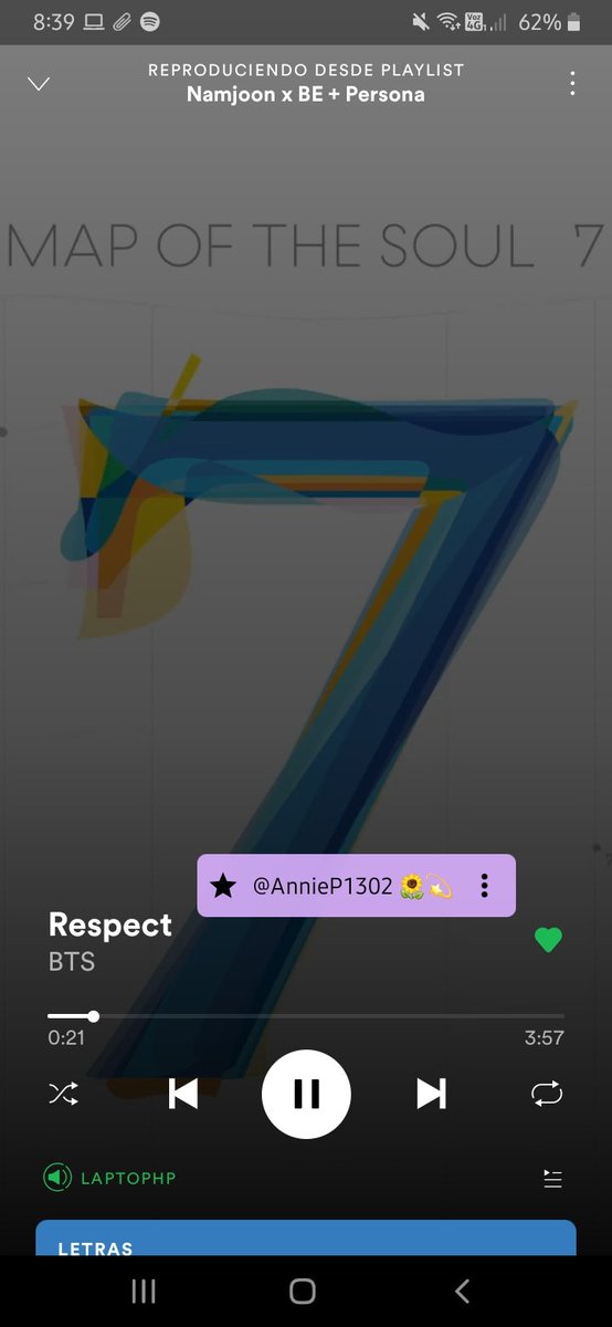 AnnieP1302's tweet photo. Dejando unos cuantos votos mientras escucho RESPECT 😊
#BTSNightPartyEC
@BTS_twt https://t.co/YUQCyiPVJ3
