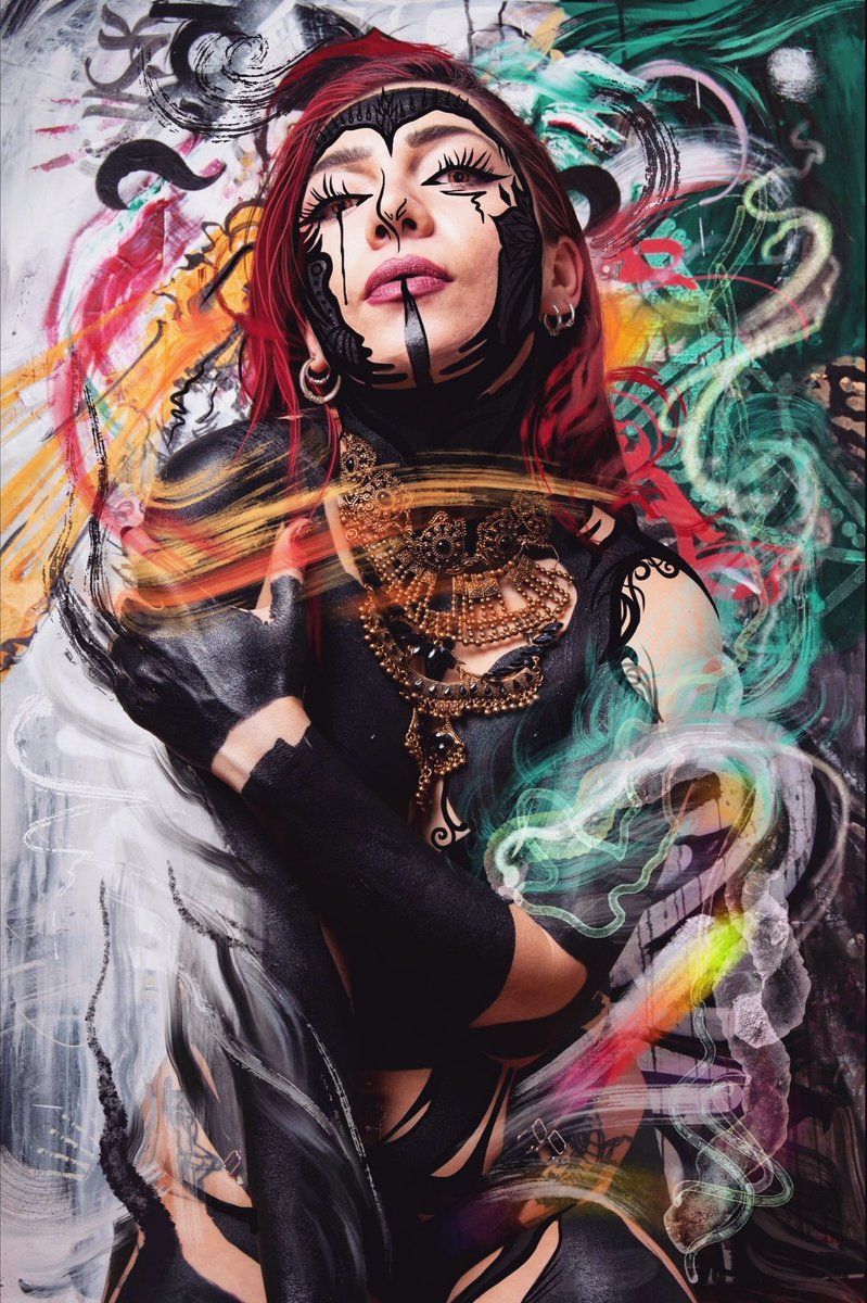 dajenesisx's tweet image. You&apos;re tripping on hallucinogenics and the painting in your room comes to life, wyd? Who wants to see this drop as an upcoming #NFT? #CollectionDrop #ComingSoon 🔥 #NFTArt #ProCreate #ProCreateArt