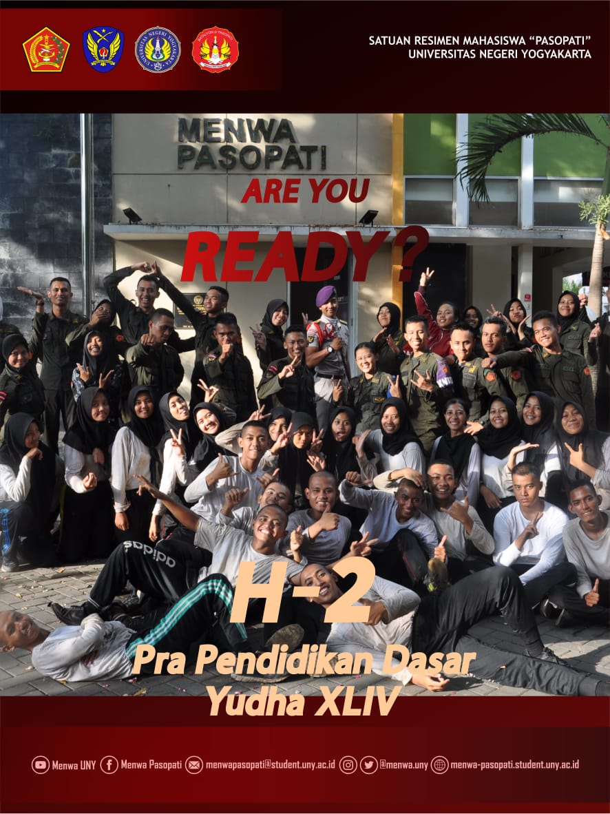 Menwa_UNY's tweet photo. [H-2 PRADIKSAR CATA YUDHA 44]

Widya Castrena Dharma Siddha
Prajna Vira Dharma Cevana
Manggala Resi Kusuma Bhumi

"Tidak peduli seberapa lambat kamu melangkah, selama kamu tidak berhenti." - -Confucius-
#menwapasopati #menwamahakarta #menwaindonesia #menwahits #lambeturahmenwaid https://t.co/oXJp0r2CmE