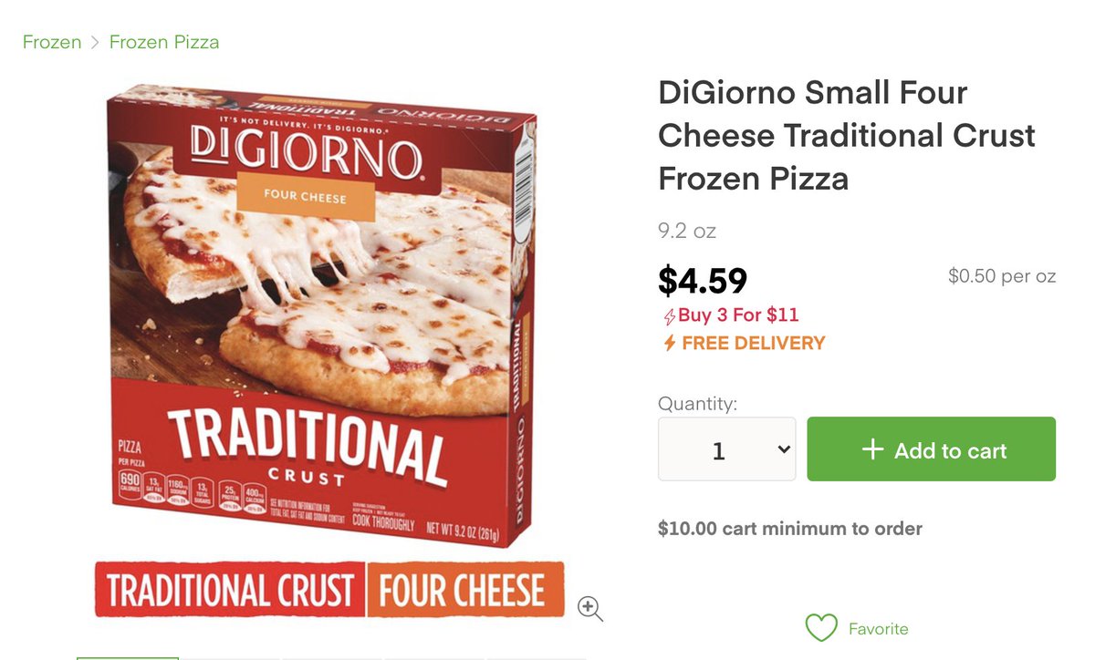 MacksBee's tweet photo. .@DiGiorno is it not delivery though? https://t.co/8f5f2bCLUl