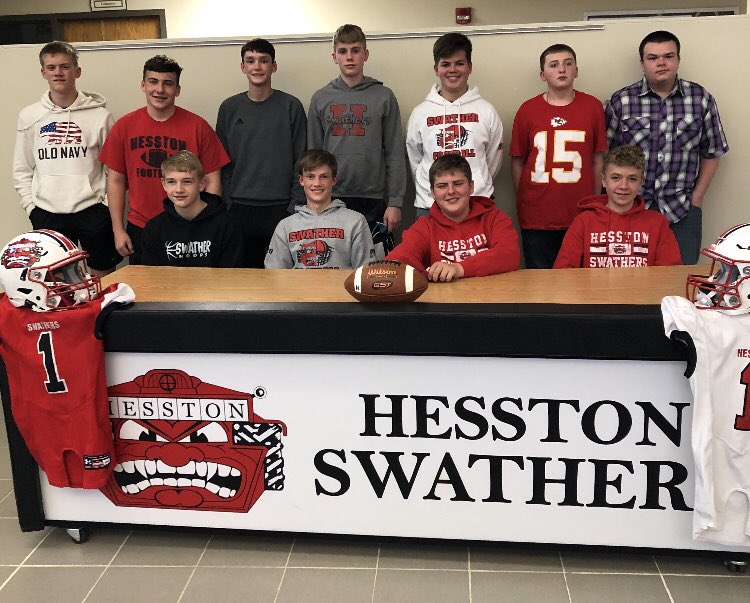SwatherFootball's tweet photo. We are excited to welcome the incoming Swather Football Class of 2025. 11/12 pictured. #OneTown #OneProgram #SwatherFootball https://t.co/UZ7hxqNhix