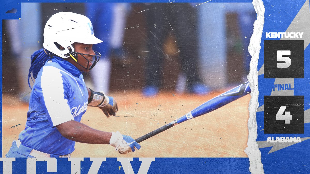 UKsoftball's tweet photo. WALK OFF A TOP-FIVE SEC SERIES WIN, RYLEAAAA!!!!!!!!

FINAL/8 - Kentucky 5, Alabama 4

#WeAreUK https://t.co/VNdzVtal8I