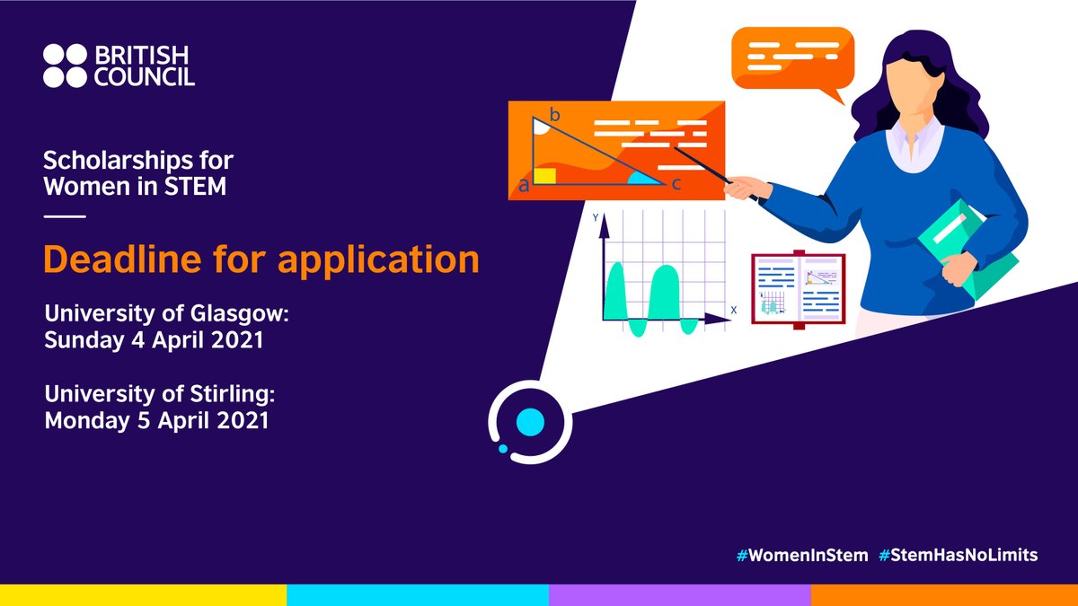 phBritish's tweet photo. Women in STEM scholarships deadline is approaching!
If your dream is to study in the UK and change the world through research, apply now https://t.co/xIPimFMf6c
#ConnectedByScience #StudyUK #WomenInStem #StemHasNoLimits https://t.co/Dqmjb9iXz3