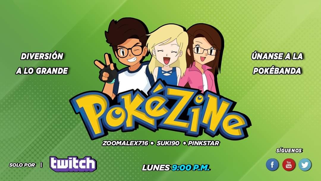 PokeZineMX's tweet photo. ¡Pokébanda, ya estamos en vivo a través de #Twitch para hablar de #Pokémon! ¿Listos para divertirse? Pásenle a nuestro canal!

Vayan aquí: https://t.co/k1lTegMtLu https://t.co/cuJXhRvogE