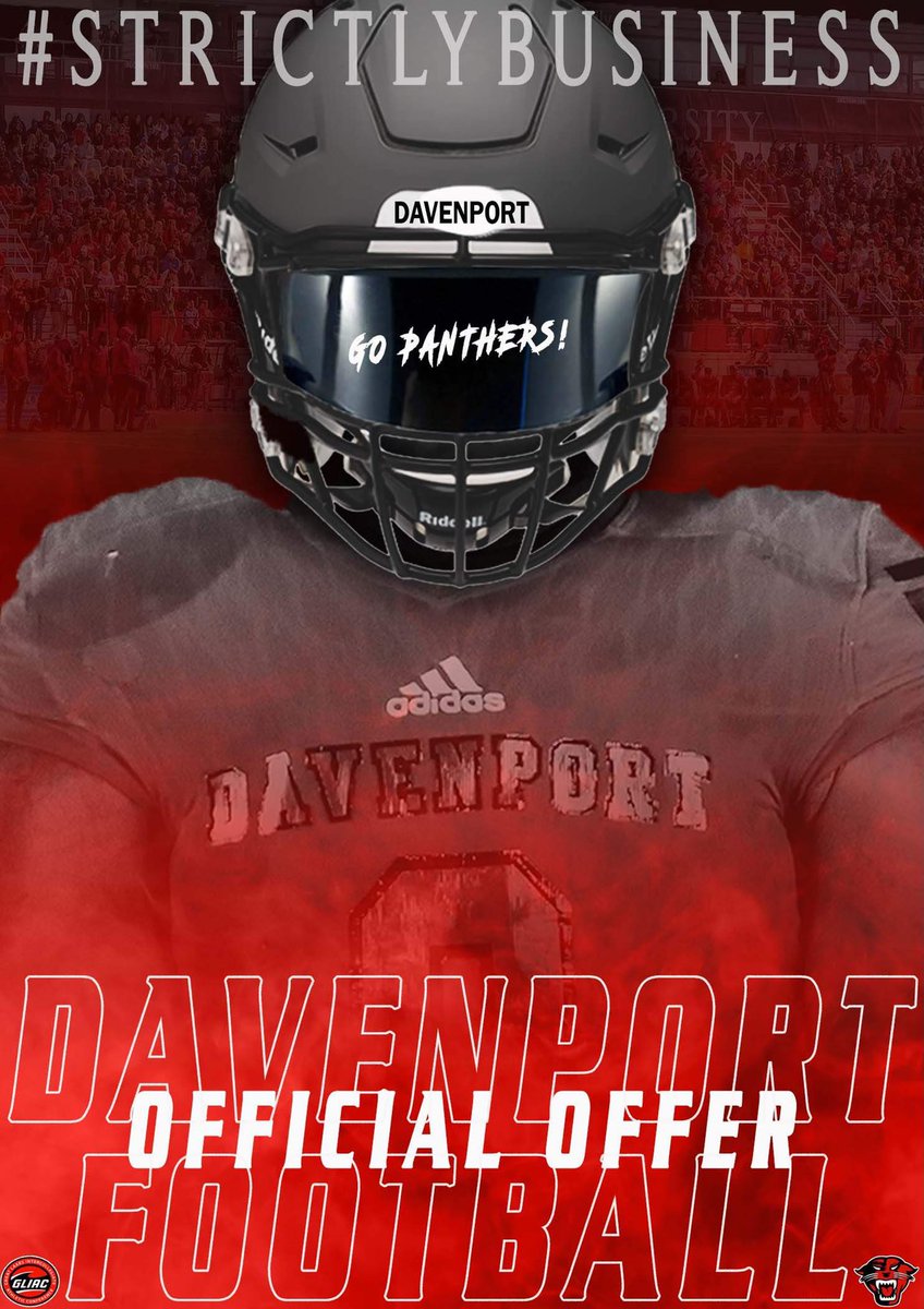 Nickyjohnson48's tweet photo. Blessed to have received an offer from Davenport University!! @SparkyMcEwen1 #strictybusiness https://t.co/IzCnyXx4eR