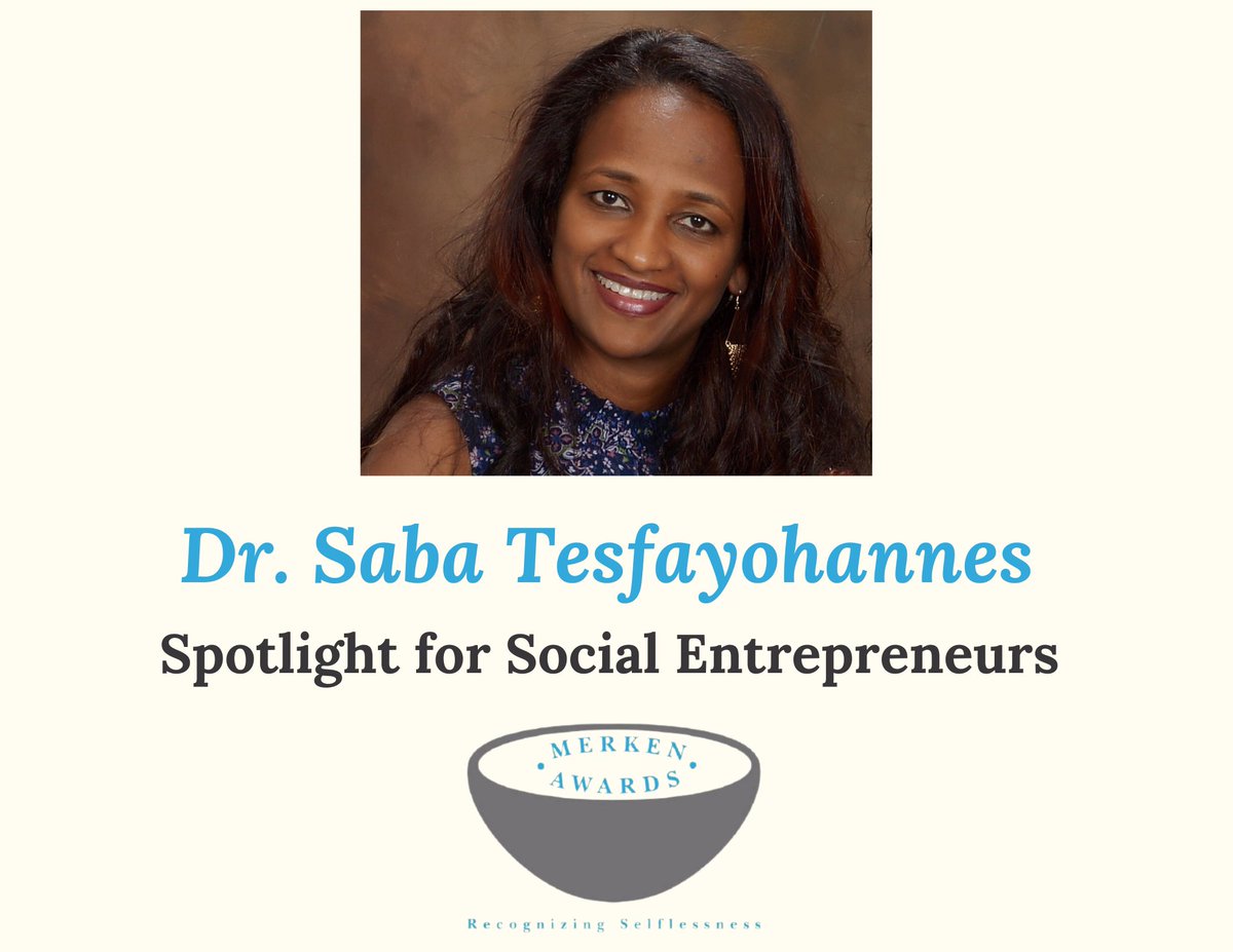 MerkenAwards's tweet photo. The #MerkenAwards - Spotlight for Social Entrepreneurs goes out to Dr. Saba Tesfayohannes, for her pioneer role in filling the gap that was sorely missing in the Pro justice Eritrean TV Satellite Sphere.
#SundaySpotlight #Eritrea #WeAreComingHome #Yiakl https://t.co/iI6nF4Lns4