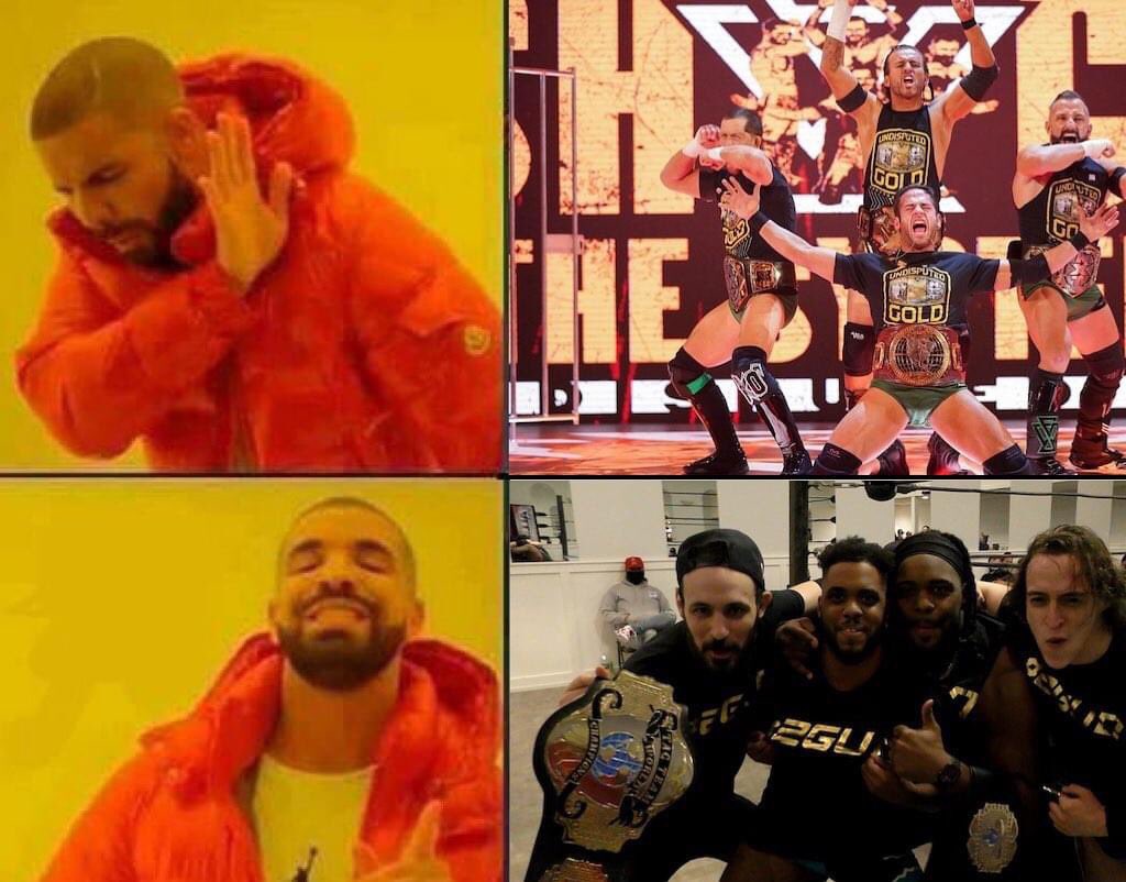 HesBiGCuZZO's tweet photo. Its Simple. Its #2GUD !!
🤪🤪 🤘🏾👍🏾
.
.
.#bigcuzzo #TheBarricade #AceAndrews #AceThatRunsThePlace #LelandParker #ItsNotThatComplicated #JDAlpha #ThankYouDrake
#Wrestling #Monday #Brotherhood
#2ManFaction #2GUD > #Undisputed https://t.co/kuFA8QEBux