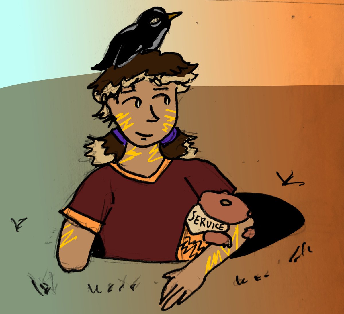 we are talking a little bit in tigers chat about the potential of Hiroto being an amputee after her consumer attack, how she might adapt to that in the future, and about the possibility of her getting a service dog—well, a service prairie dog! #blaseball