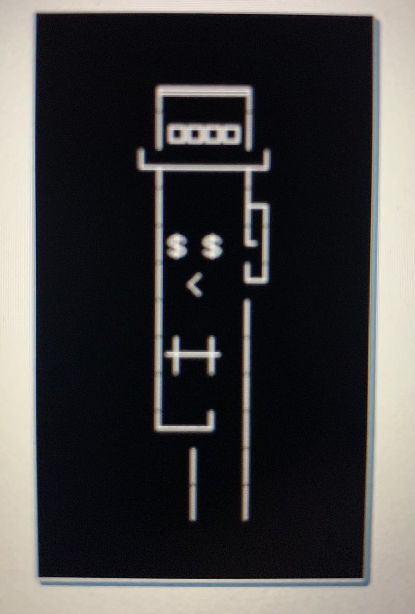 phuktep's tweet image. Had to have it.  #ASCIIPunks #NFT