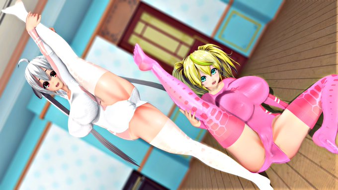 マトイちゃんとジェネちゃんがトレーニングしてるだけのやましい点は一切なく実際健全なSS #COM3D2 