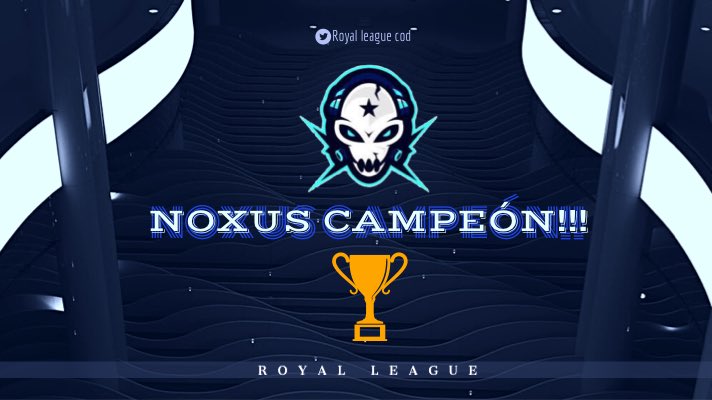 Tenemos al Primer campeón de la @RoyalLeagueCoD !!! 🏆 
Felicidades a los chicos de #TeamNoxus !!!
<a href="/dixelxzz/">Dixel</a> 
<a href="/INaturaaL/">NaturaL</a> 
<a href="/isFleex/">Fleex 🇨🇱 #LATAMChallengers</a> 
<a href="/stayBlizz/">🦦</a> 
<a href="/FaZeKingSojaR/">BayronAsh 👁‍🗨</a>