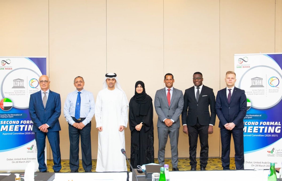 Missed the colours of Holi as I was in Dubai approving projects for elimination of doping in sport on behalf of UNESCO. State parties of Eswatini, Zambia, Ethiopia, and regional grouping in Peru shall benefit by a robust anti doping system. ⁦<a href="/KirenRijiju/">Kiren Rijiju</a>⁩ ⁦@IndiaSport