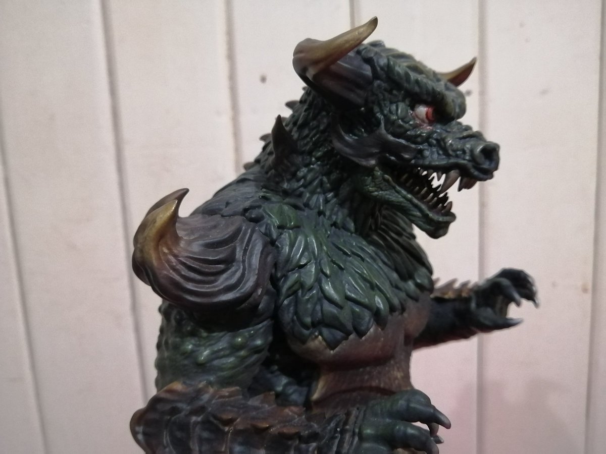 gfan83's tweet photo. I decided to paint the eyes of my Mondo #Pulgasari.The original feature didn't convice me at all, so I gave a look similar to the Movie counterpart.I'm now,but I still wan a #Galgameth figure
@KaijuzillaB @KaijuMx @DMan1954Gojira @CougarMacDowal1 #GodzillavsKong #godzilla #kong https://t.co/OH3E9Cgn4f